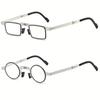 Foldable Portable Anti‑Blue Light Reading Glasses, Ultra‑Lightweight HD Lenses, Eyeglasses with Protective Case