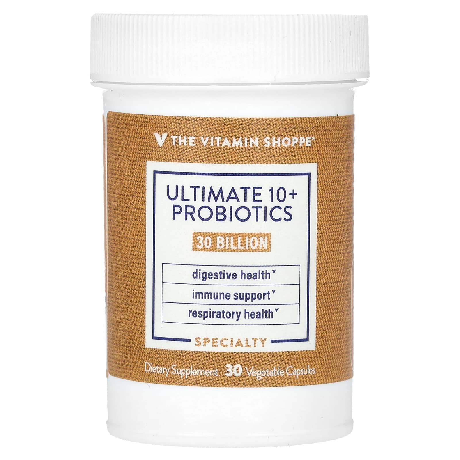 

Ultimate 10+ Probiotic, 30 Billion, 30 Veggie Caps
