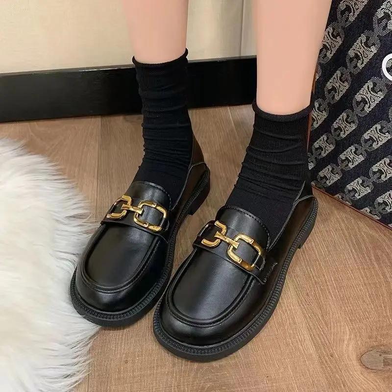 Damenpumps mit niedrigem Absatz Elegant Koreanischer Stil Schuhe mit quadratischen Absätzen für Damen Luxus Damen Großhandel Lässig Sommer Beliebt