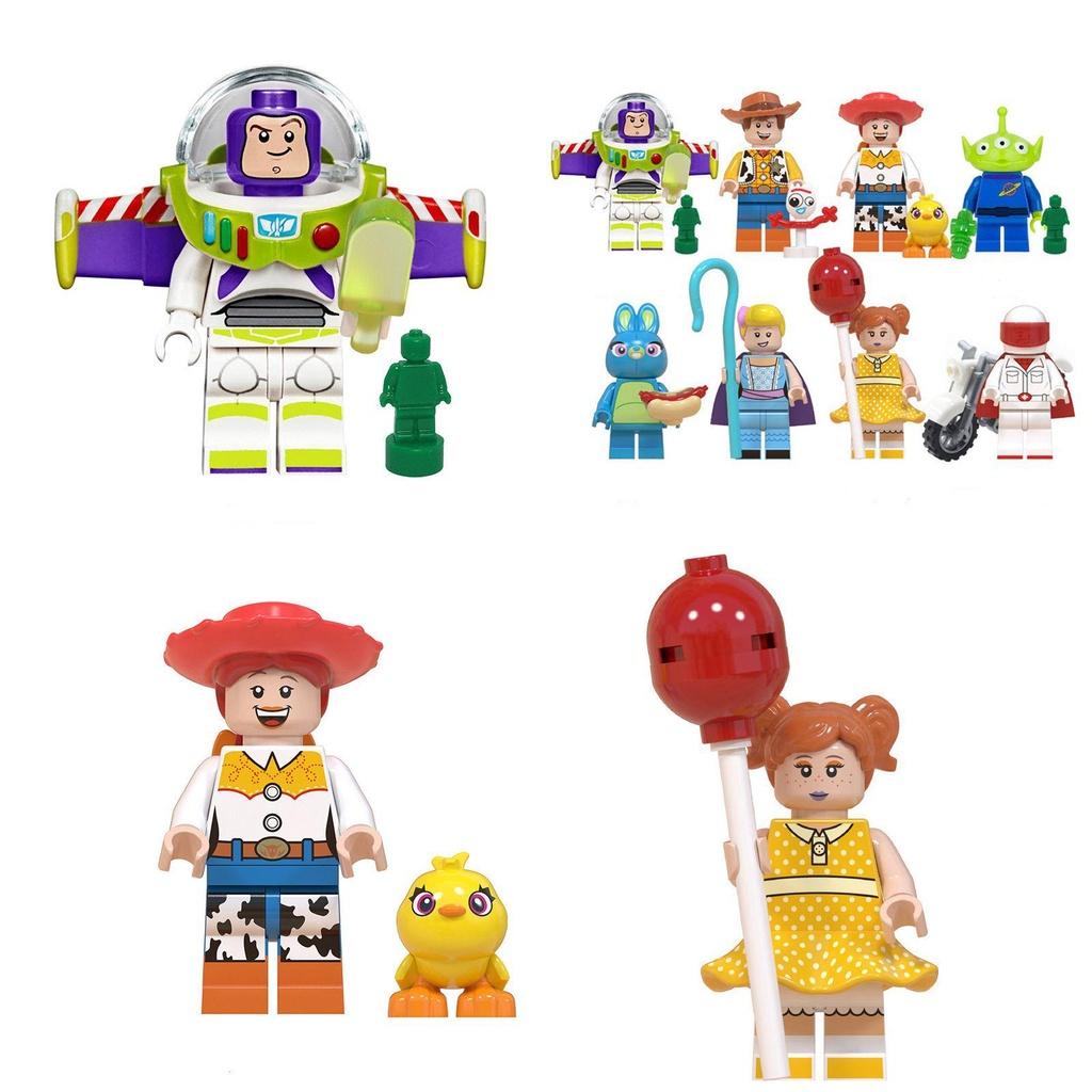 Disney Toy Story Buzz Rakeťák Woody Mini Stavebnice Vzdělávací Hračky pro Děti