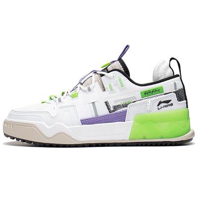Li Ning CF Flash Star 1.5 Low Top Skate Shoes Men Skate Shoes Standard-White AGCS057-2