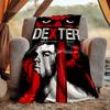 Dexter Flannel Blanket Soft Warm All-Season Throw, Design for Camping, Car Travel, Hiking Sofa, Bed, Office Perfect Gift for Parties