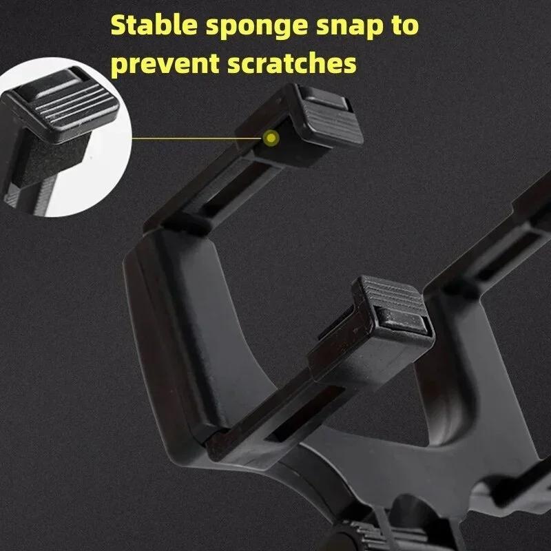 360° Autotelefonhalter Rückspiegelhalterung Navigation GPS Mobiler Ständer Clip Faltbare verstellbare Auto-Handyhalterung