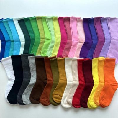 Chaussettes unies premium 36 couleurs