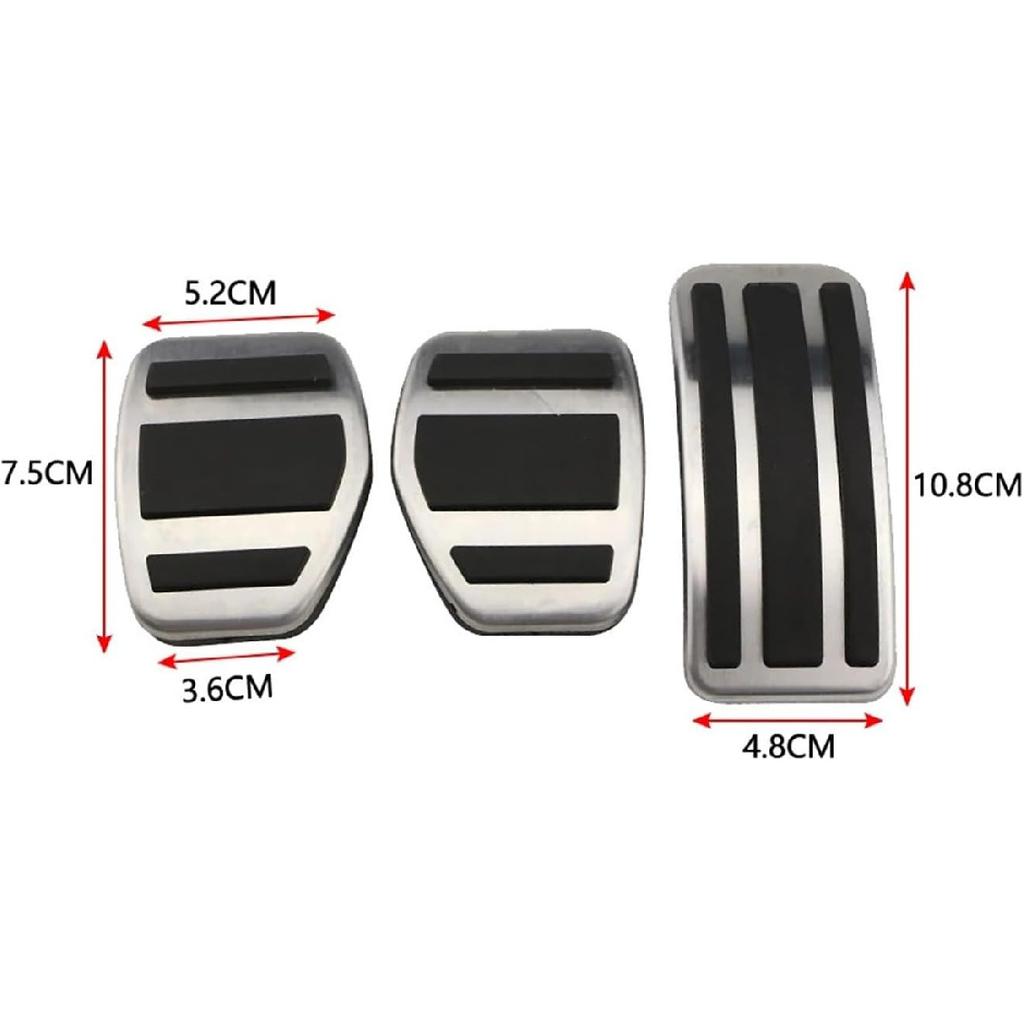 Fit for 207 301 307 208 2008 308 408 Fit for C3 C4 DS 3 4 6 DS3 DS4 DS6 Car Pedals Pads Pedal CoverAccessories(MT)