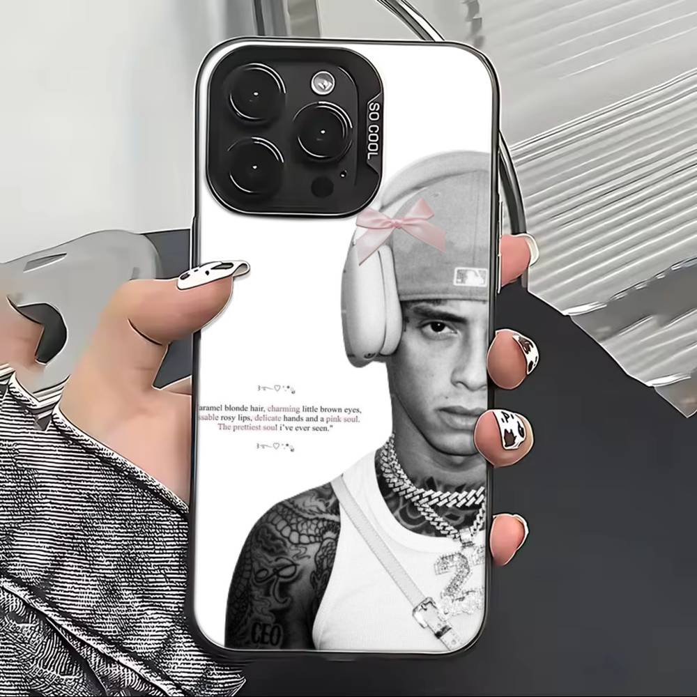 Rapper Central C-Cee Phone Case For iPhone 17,16,15,14,13,12,11 Plus,Pro Max,XS,Colored Silver Plated Inside Cover