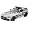 1/24 BENZ GTR SAFETY Alloy Car Model Diecasts Toy with Sound and Light Vehicles Decoration Toys for Kids Gift