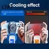 Cell Phone Cooler for Gaming Fast Cooling Fan with Low Mobile Heat Dissipation Noise Portable Radiator Iphone And Android Smartphone