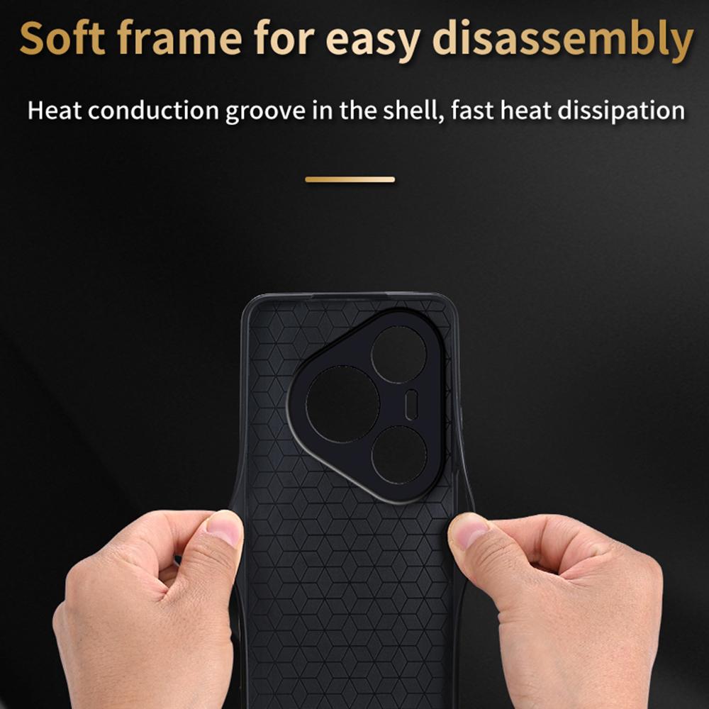 AZNS For Huawei Pura 80 Pro Case Protective PU Leather Covered TPU Phone Shell