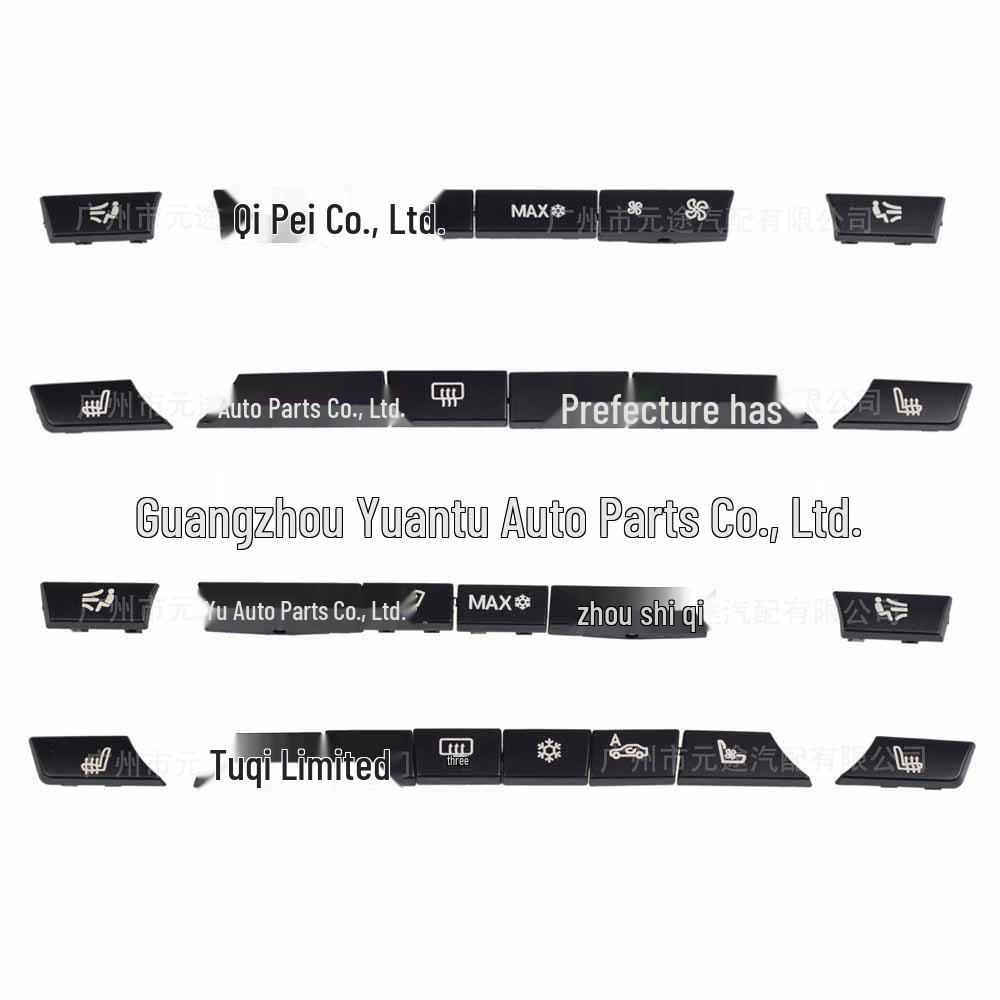 BMW 5 & 7 Series F07/F10/F11/F01/F02 Air Conditioning Button Panel - ABS Material