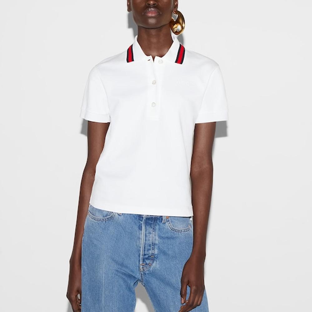 Gucci Stretch Piquet Polo Shirt 789266-XJGLZ-9692