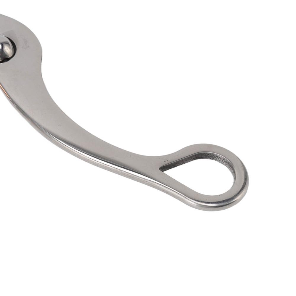 Rose Gold Plated Horse Snaffle Bit Stainless Steel Equestrian Equipment  Artificial Horse Farms