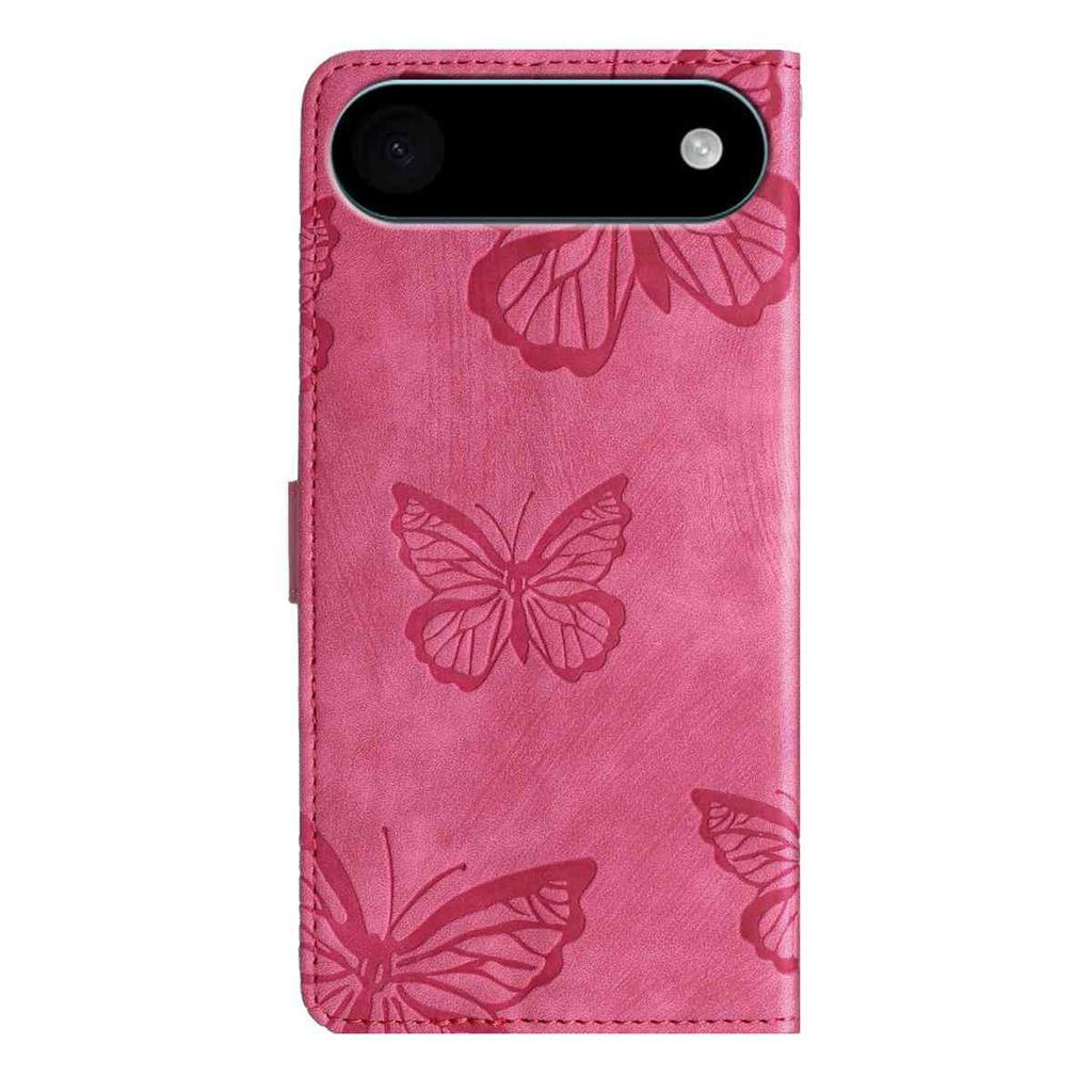 For iPhone 17 Air Case Butterfly Design Flip Wallet Leather Phone Cover Skin-Touch
