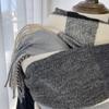 Plaid Scarf Women's Autumn Winter Imitation Cashmere Tassel Shawl Thick
