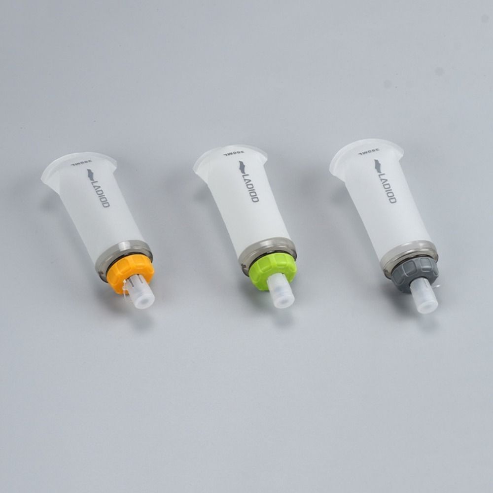 350ml Folding Soft Sport Bottle Thick Design Foldable Water Bag Soft Sports Water Bottle  Jogging