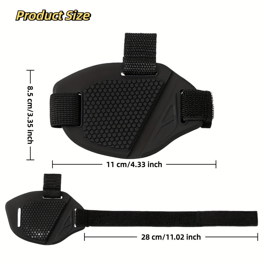 Motorcycle Gear Shift Boot Cover, Anti-Slip Wear-Resistant Shoe Protection Pad for Motorcycles, E-Motorcycles, ATV and Scooters