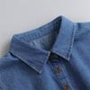 Fake Denim Shirt Collar Detachable Piont Dickey Collar Lapel Peaked Women Decor Jeans Work Blouse False Stand Collar For Girls