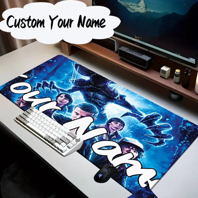 Custom Name Mouse pad Stranger Eleven Upside Down Mouse pad, Gaming Mouse Pad, keyboard pad, Desk Decor for computer notebook Fan Birthday Gift