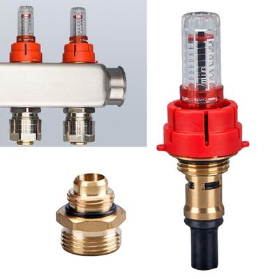 For Water Regulation Flow Meter for Underfloor Heating Systems DN15 Size