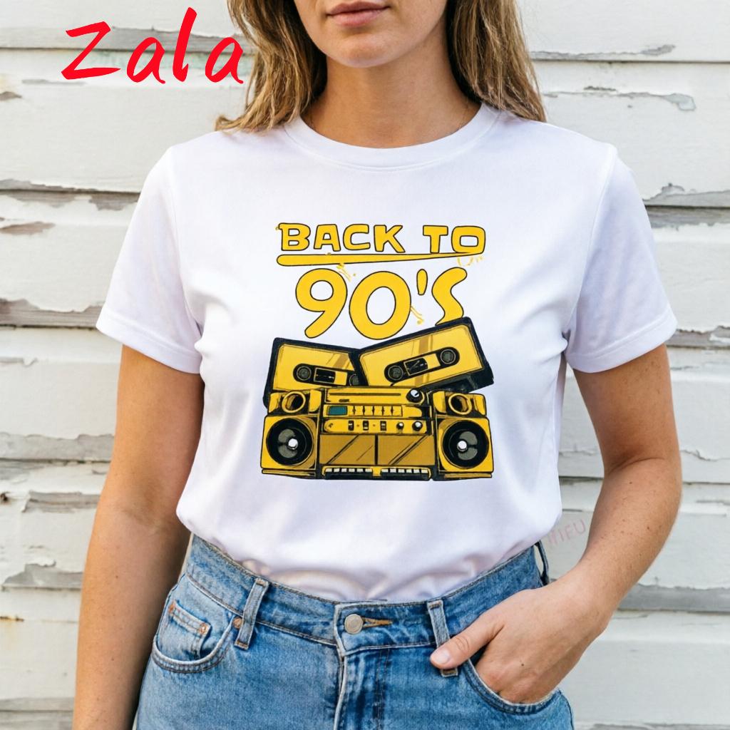 Back To 90s I Love 90 Unisexs Tshirt Born In The 80s But 90s Unisex Tshhirts Vintage For Birthday Party Gift Unisexs Clothing S