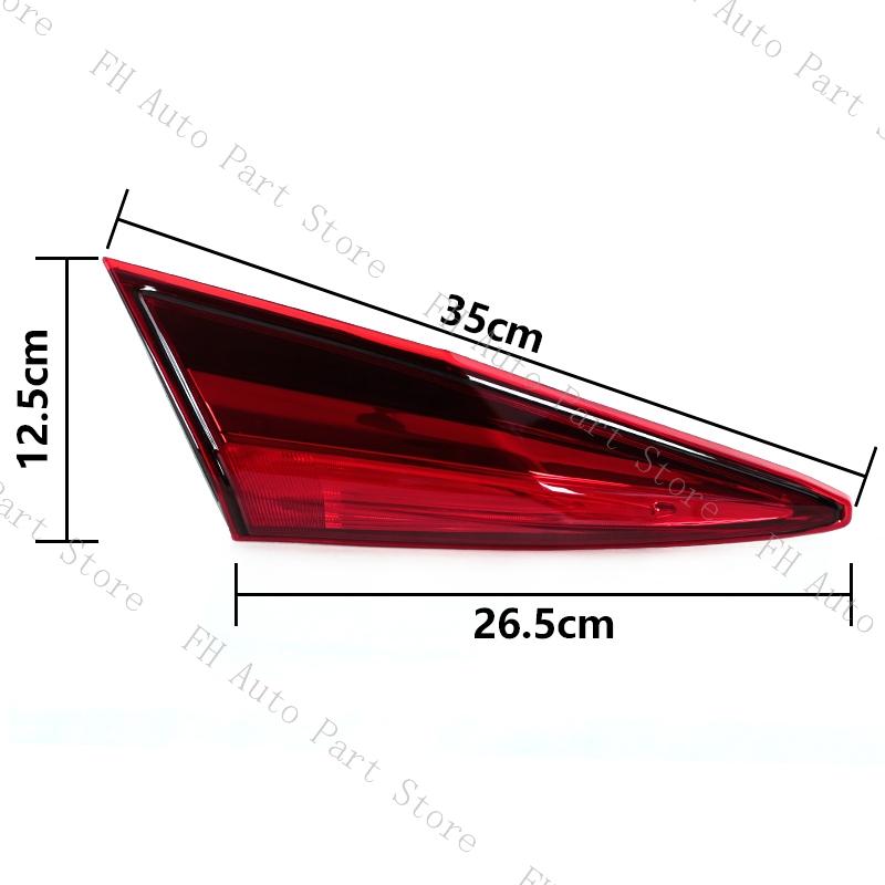 For Honda Civic 10th Sedan 2016 2017 2018 2019 Tail Light Taillamp Rear Bumper Brake Stop Reverse Lamp Inside