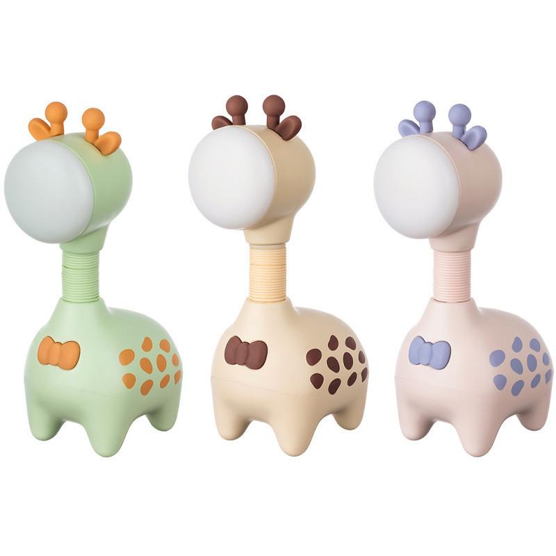 Tragbares wiederaufladbares Mini-Nachtlicht im Giraffen-Design für Kinder