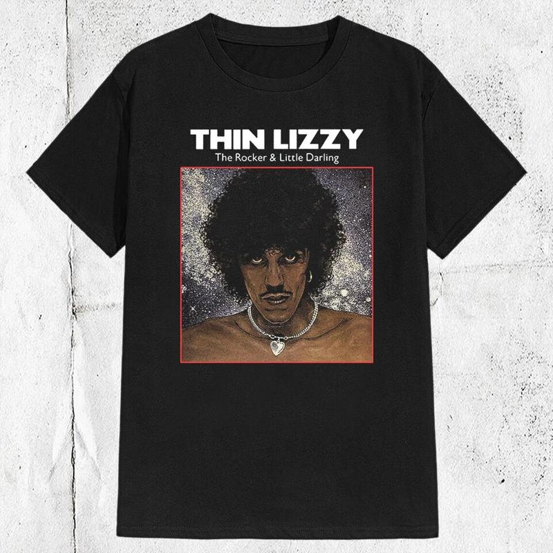 

NEW Thin Lizzy Gift For Fans Heavy Cotton Black Unisex T-Shirt XXXL