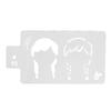 2 Sets Face Paint Stencils Professional Princess Cartoon Figure Reusable Hollow Out Body Painting Stencils