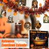 Halloween Ghost Advent 24 Days 2D Acrylic Reading Ghost Ornament Advent 2025 Spooky Charm For Kids Bookshelf Wall Window Bedroom