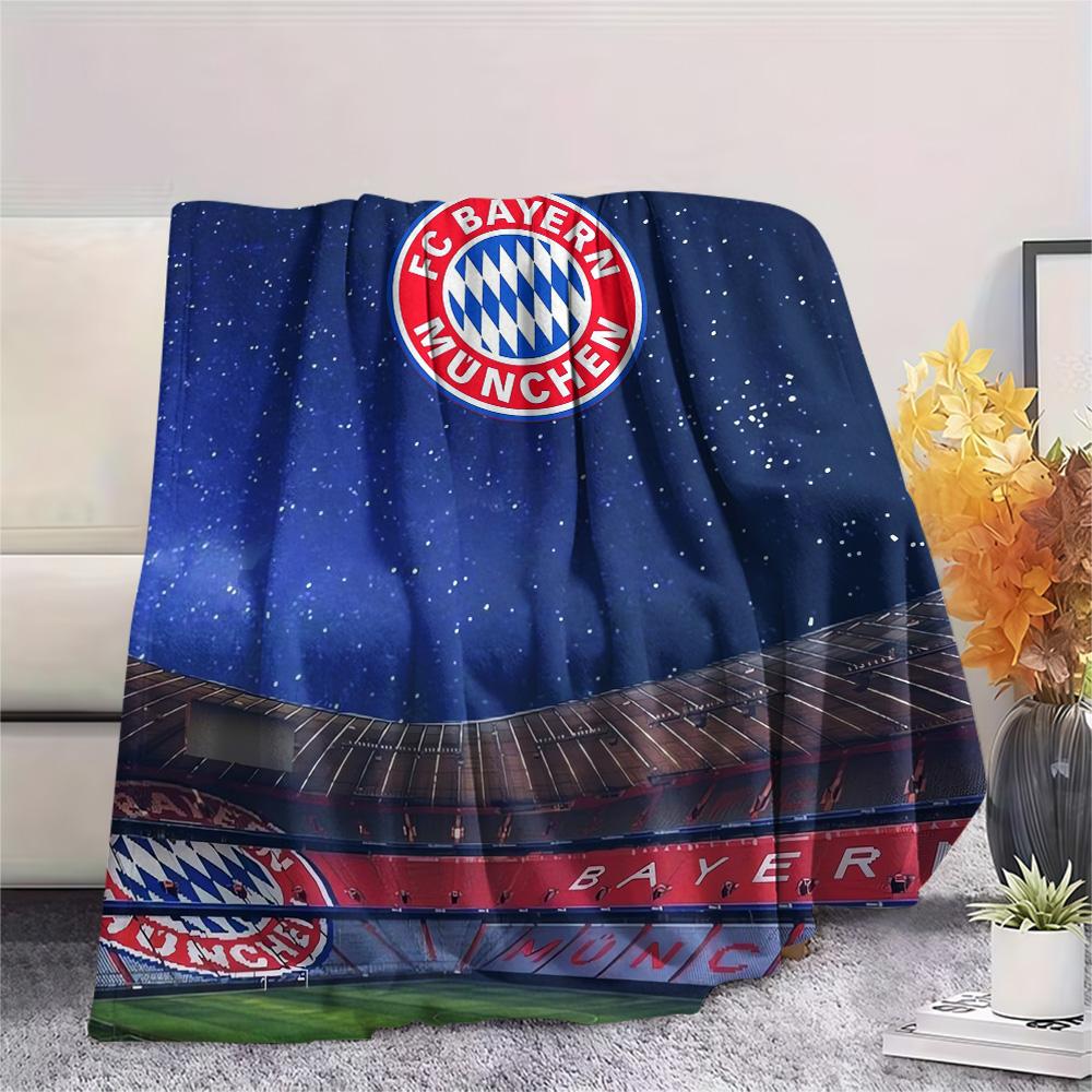 

Bayern Munich Print Flannel Blanket, High quality Comfortable for All Seasons, Home Decor, Warmth and Comfort, Perfect for Christmas Gifts 80cm x 120cm