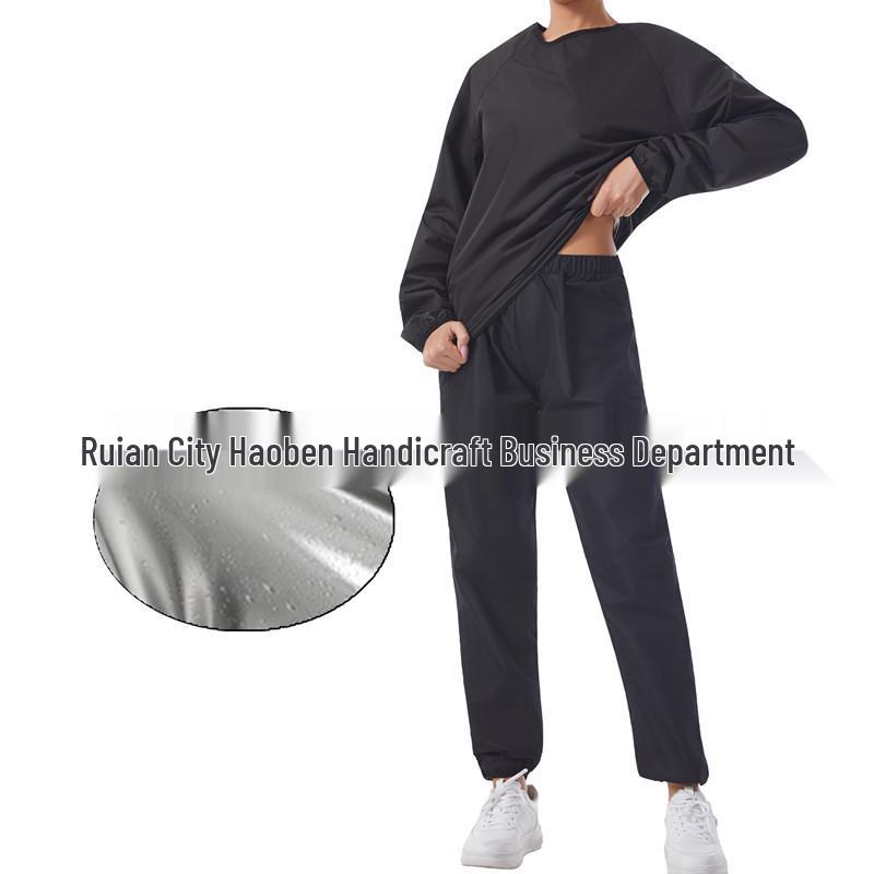 

Cross-Border Women s European Size Heavy Sweat Hooded Jacket & Pants Sportswear Fitness Set M