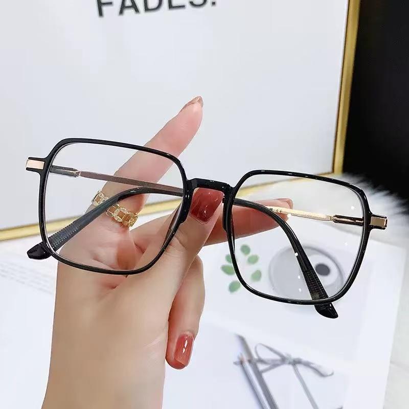 Anti Blue Light Glasses Metal Square Men Women Eyeglass Frame Eyeglass Glasses for Woman Men Anti Radiation Eye Wear