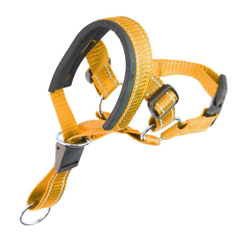 Gentle Leader Dog Head Collar No Pull Soft Padded Nylon Head Halter with Striped Pattern Stops Heavy Pulling
