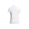 Under Armour Ua Iso-Chill Solid Logo Casual Comfortable Short Sleeve Polo Shirt Women tops White 1382814-100