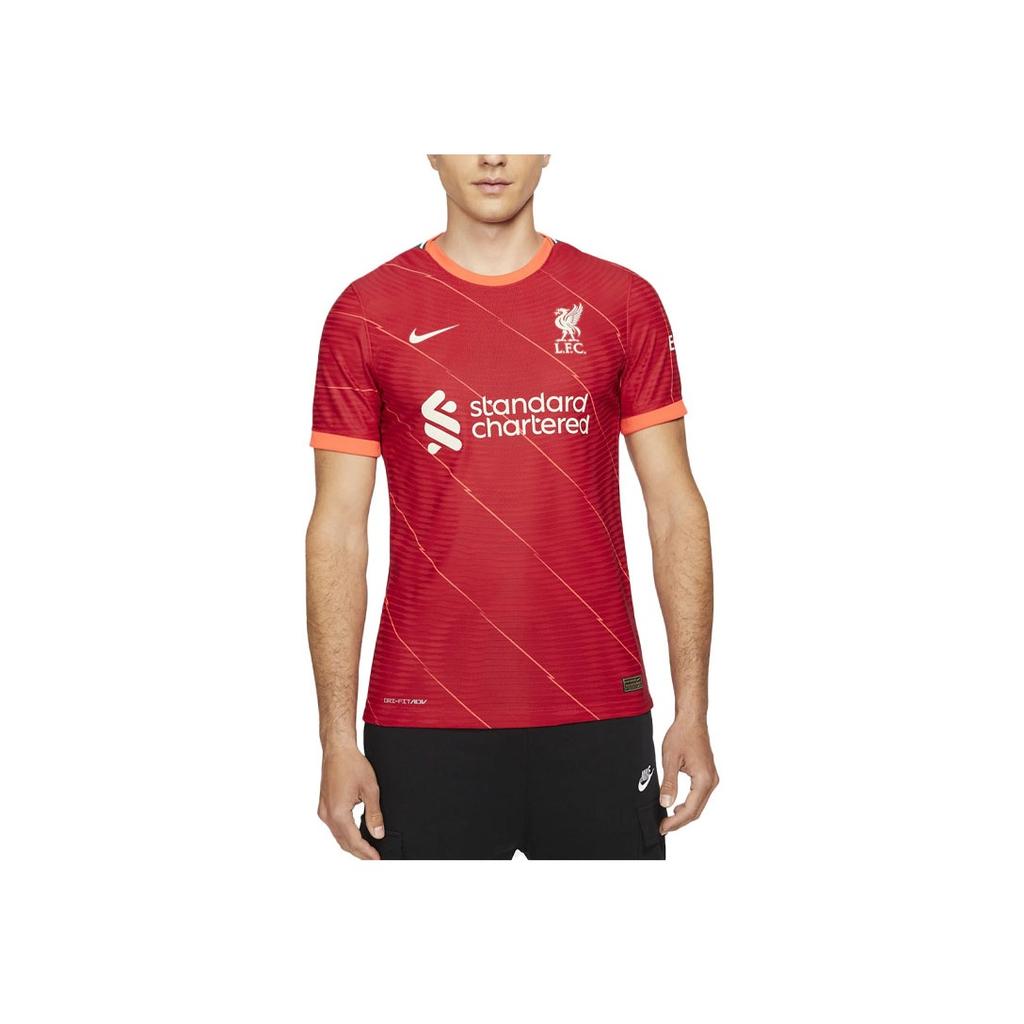 Nike 2021-2022 Liverpool Home Fan Edition Football T-Shirt Men Tops Health-Red DB2560-688