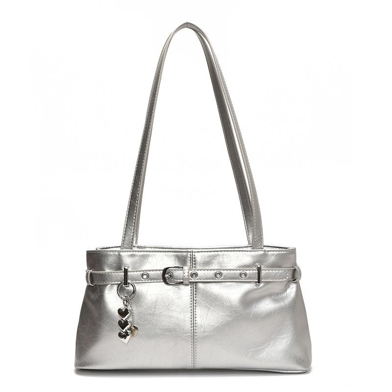 Spring and summer small bag women's new high-end shoulder armpit bag fashionable portable work tote bag