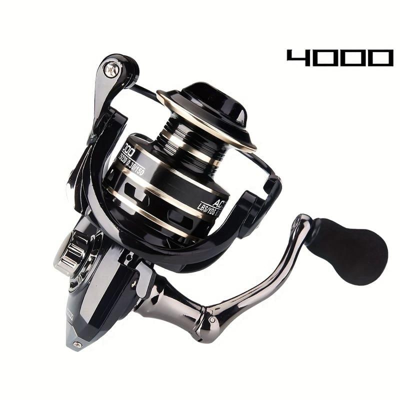 High Performance Spinning Reel with High Drag and 5.2:1 Gear Ratio. Full Metal Handle. Suitable for Many Waters. Durable and Corrosion Resistant