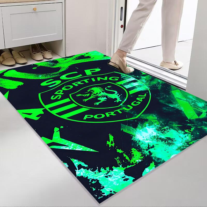 Green Lion Pride: CP Spirit carpet printing floor mats Doormat Christmas gifts Dormitory decoration