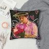 Harrys S-Styles Kiss Al the Time Pillow Case  Square Pillow Cover Kawaii Cushion Cover For Living Room Chair