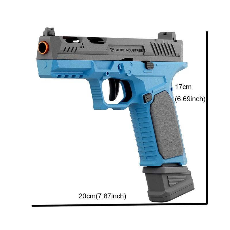 Non-Toxic Continuous Shooting G17 Shooting Pistol Soft Bullet Toy Gun Cs Children Adult Outdoor Shooting Game Popular Toy Gun