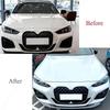 Car Front Bumper Splitter Lip Diffuser Compatible Compatible with BMW 4 Series/G22/G23/M/Sport 2020-2024 420d/420i/430i/430d/M440i 2-Door