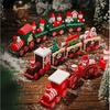Christmas Wood Train Decoration,Christmas Ornaments With Moving Train,Home Noel,Happy New Year 2026 Gifts