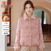 New Chinese Style Women's Embroidered Fur Collar Short Winter Cotton Padded Jacket