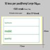 Self-Adhesive Writable Shipping Label Sticker with Backing Paper - Customizable for Warehouse and Logistics
