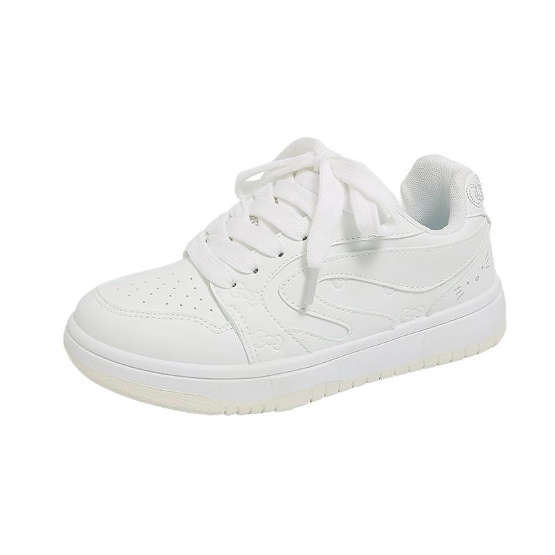 New Retro Gray-red Splicing Bread Shoes Women's Ins High-value Campus Style Versatile Board Shoes Casual Women's Models