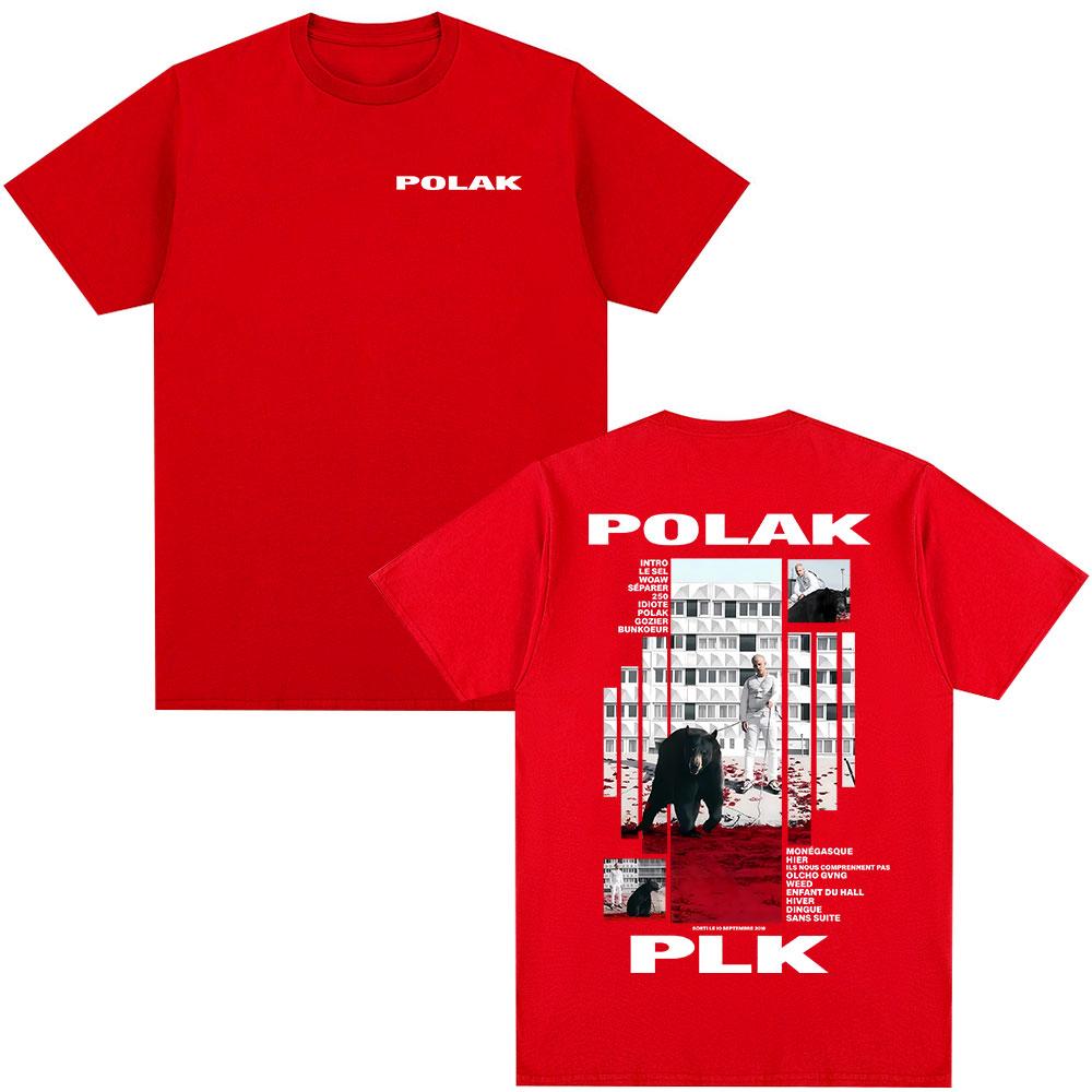 

Rapper Plk Polak Graphic Tshirt Unisex Women Fashion Pop Music Tshirts Male Casual Cotton T Shirts Vintage Hip Hop Streetwear S