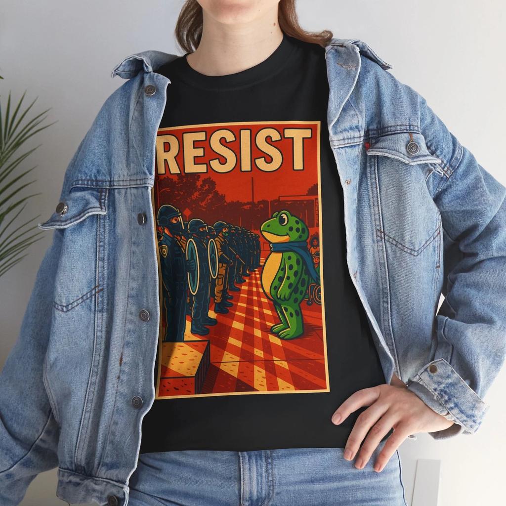 RESIST FREEDOM FROG Ice T-shirt Anti Ice tee Anti MAGA Shirt Anti Trump Shirt