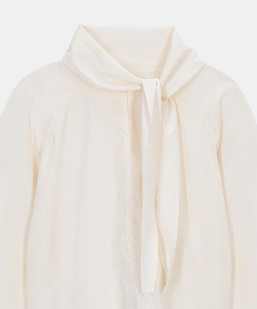 POETSEOUL Double Tie Blouse_Ivory