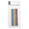 C-Type Wire Number Box Cable Markers Clip-on Design Colourful For Wire 1.5-6mm