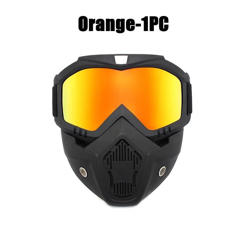 4Pcs Outdoor Sport Windproof Mask Goggle HD Motorcycle Glasses Snowboard Eyewear Riding Motocross Summer UV Protection Sunglasse
